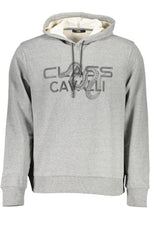 CAVALLI CLASS Vyriškas džemperis su gobtuvu
